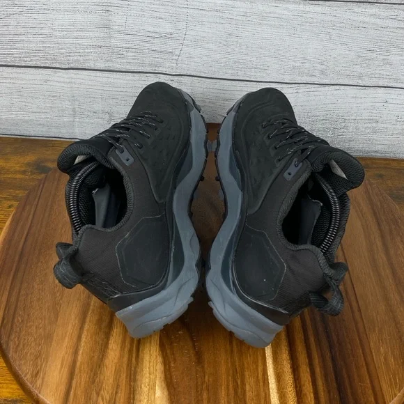 The North Face Vectiv Exploris Waterproof Futurelight Black Leather Shoe Mens 10